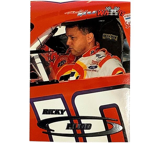 Ricky Rudd, Sponsor: Tide, Card 28, 1999 Wheels NASCAR Winston Cup, NM+ - Picture 2 of 4